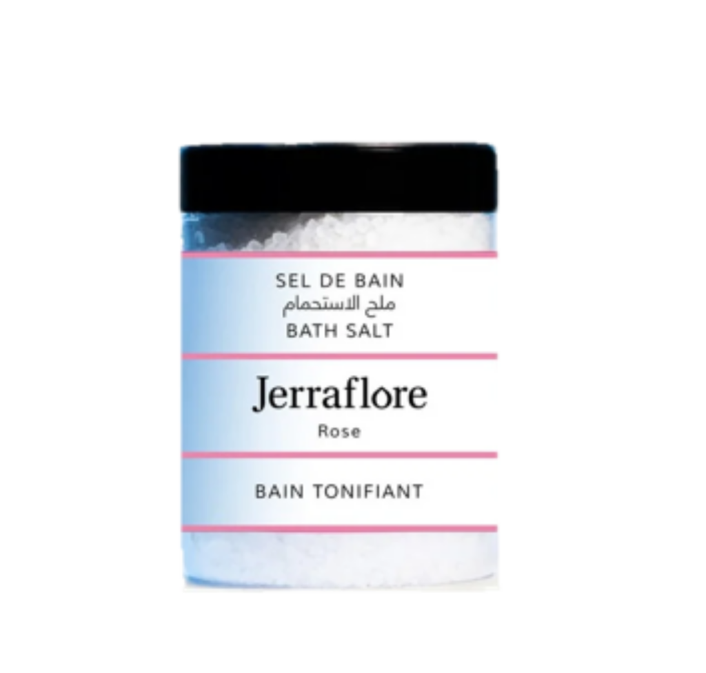 JERRAFLORE SEL DE BAIN ROSE 400GR