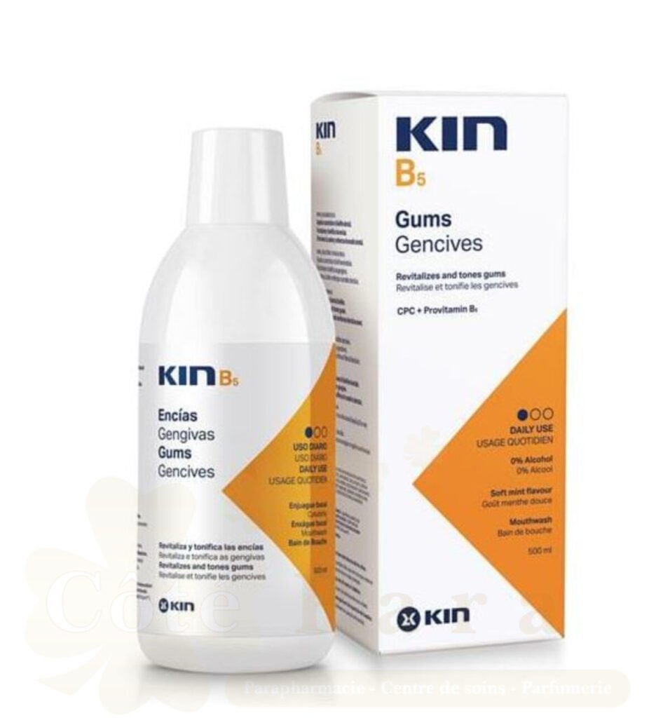 KIN B5 BAIN DE BOUCHE SANS ALCOOL 500ML