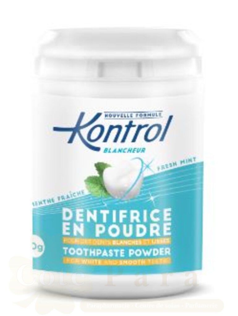 KONTROL DENTIFRICE EN POUDRE BLANCHEUR 30G
