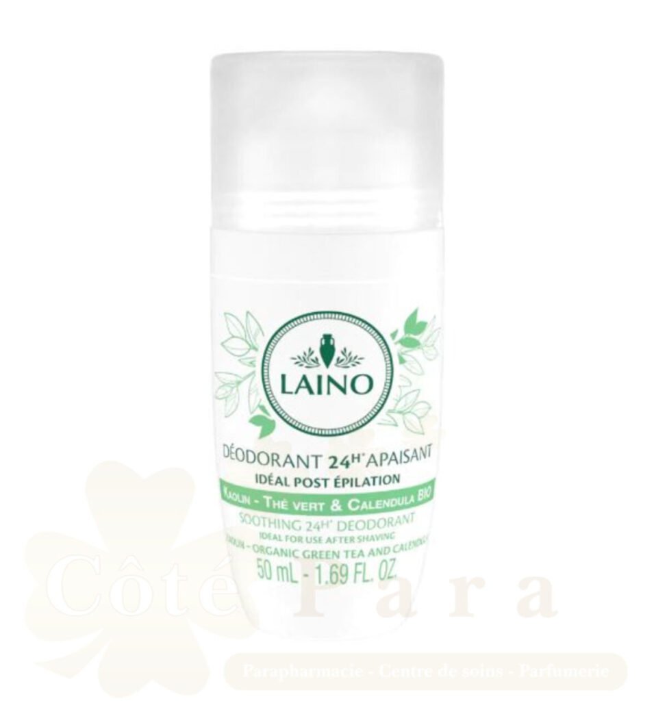 LAINO DEODORANT KAOLIN THE VERT ET CALENDULA BIO 50ML
