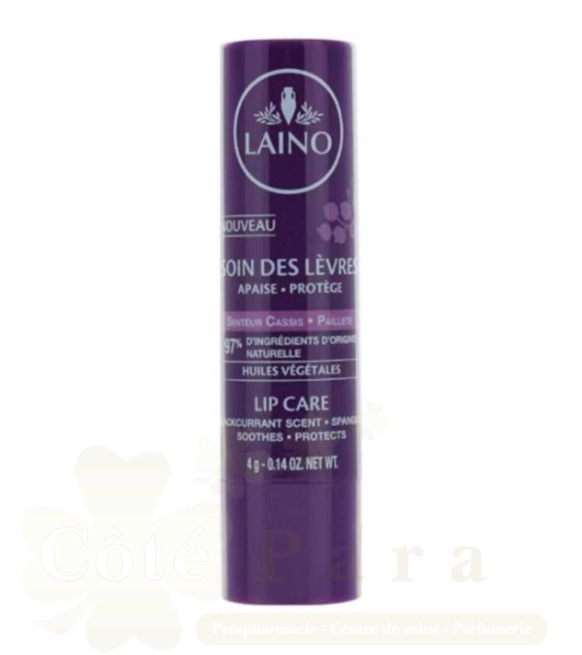 LAINO SOIN DES LEVRES CASSIS 4GR LAINO SOIN DES LEVRES CASSIS 4GR