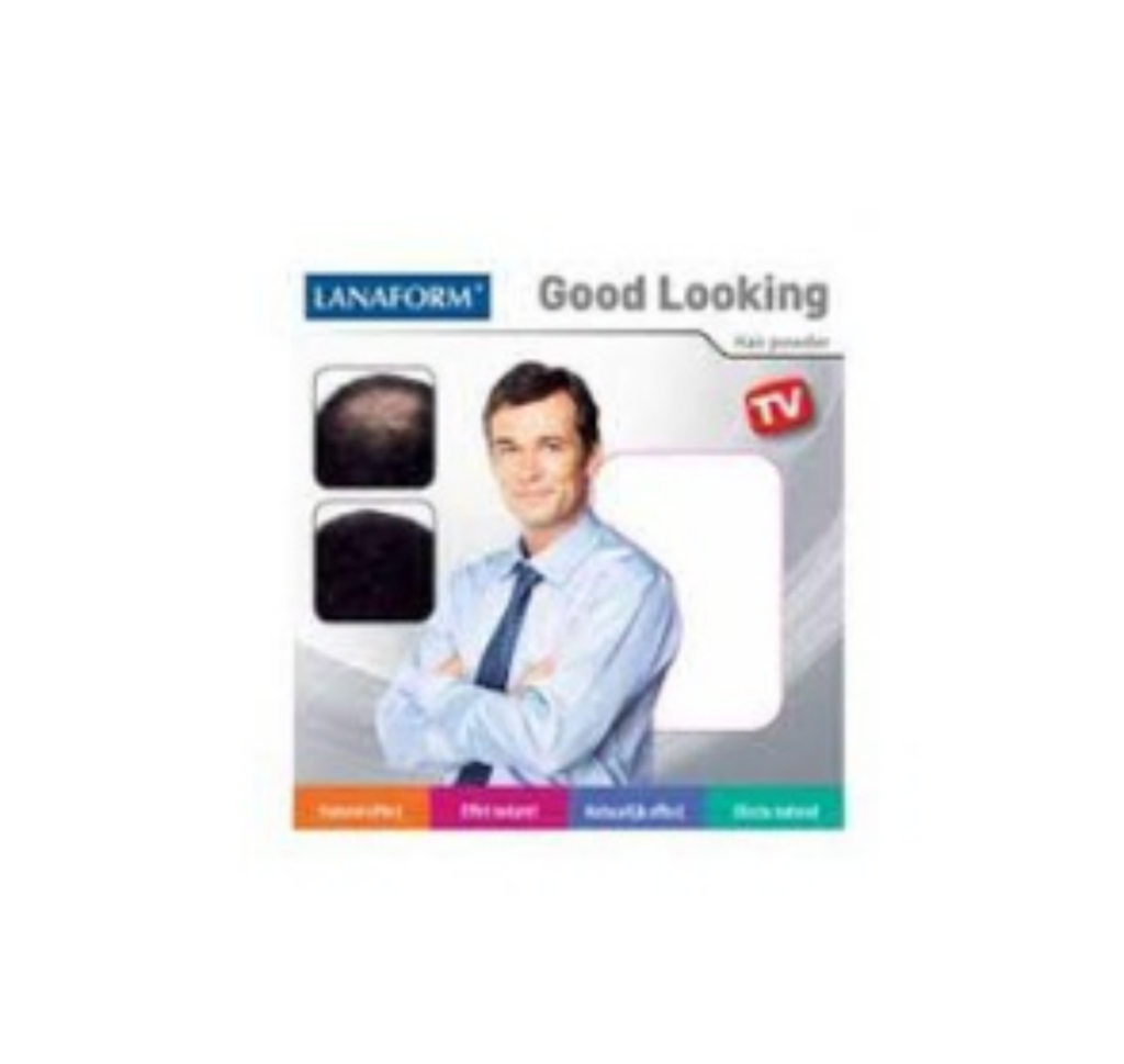 LANAFORM POUDRE DE CHEVEUX GOOD LOOKING NOIR + 1 SPRAY FIXATEUR REF LA13140001