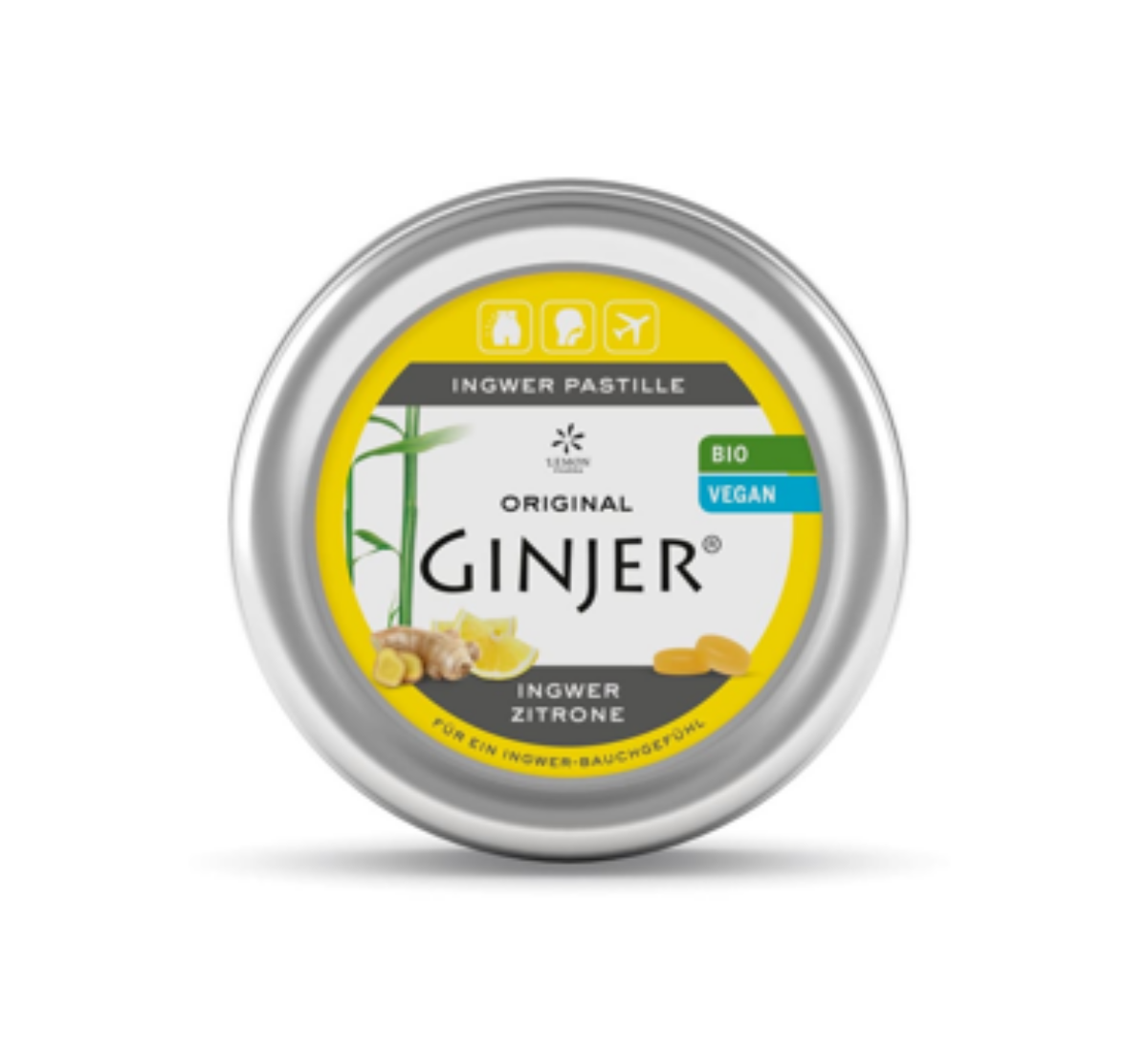 LEMON PHARMA GINJER PASTILLE BIO AU GINGEMBRE & CITRON 40G LEMON PHARMA GINJER PASTILLE BIO AU GINGEMBRE & CITRON 40G