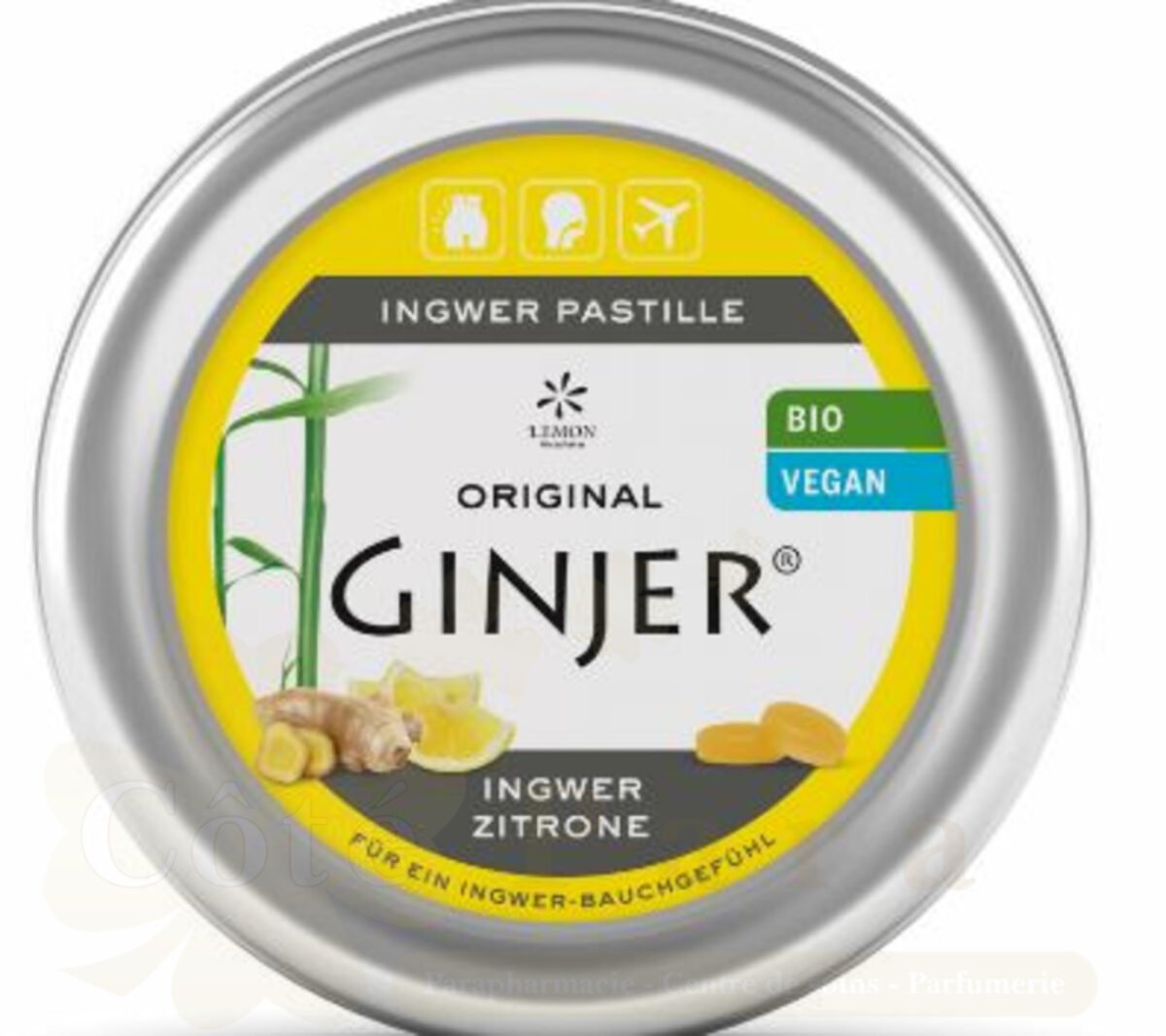 LEMON PHARMA GINJER PASTILLES GINGEMBRE ORANGE 40G