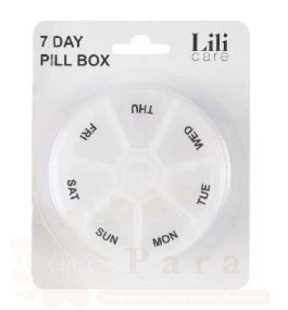LILI CARE PILL BOX SEMAINE PM