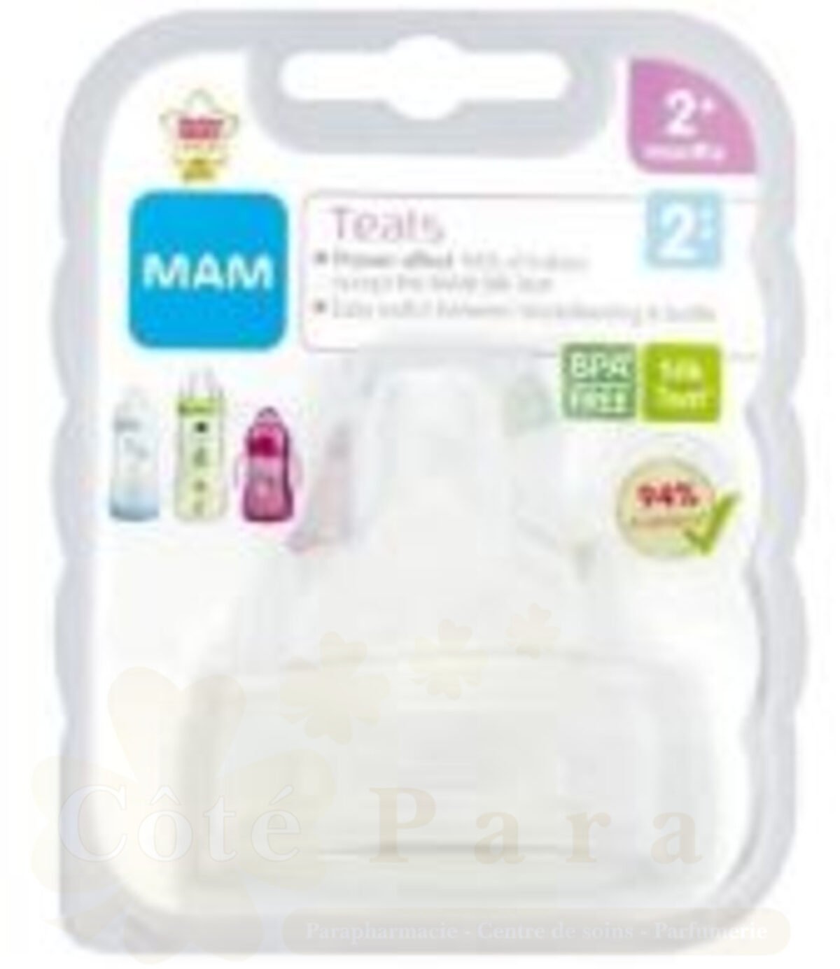 MAM TETINE TAILLE 2 2M+ MAM TETINE TAILLE 2 2M+