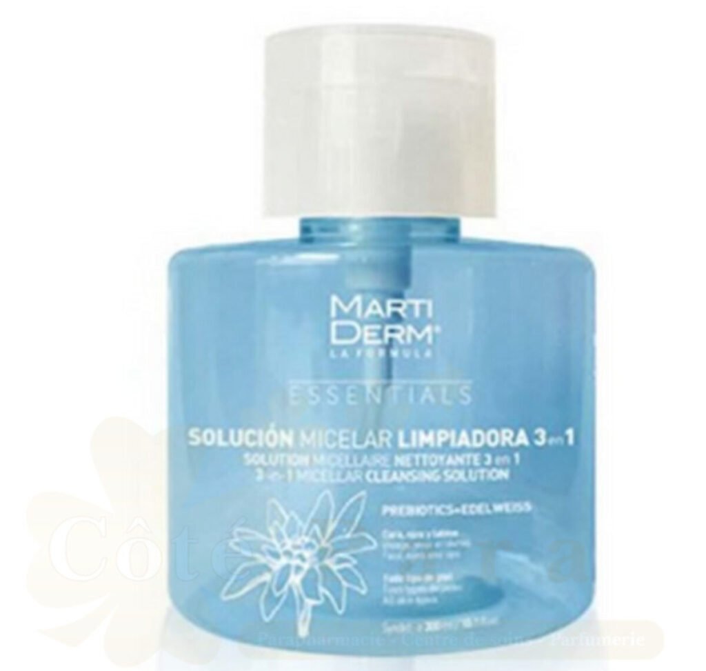 MARTIDERM ESSENTIALS SOLUTION MICELLAIRE NETTOYANT 3EN1 300ML