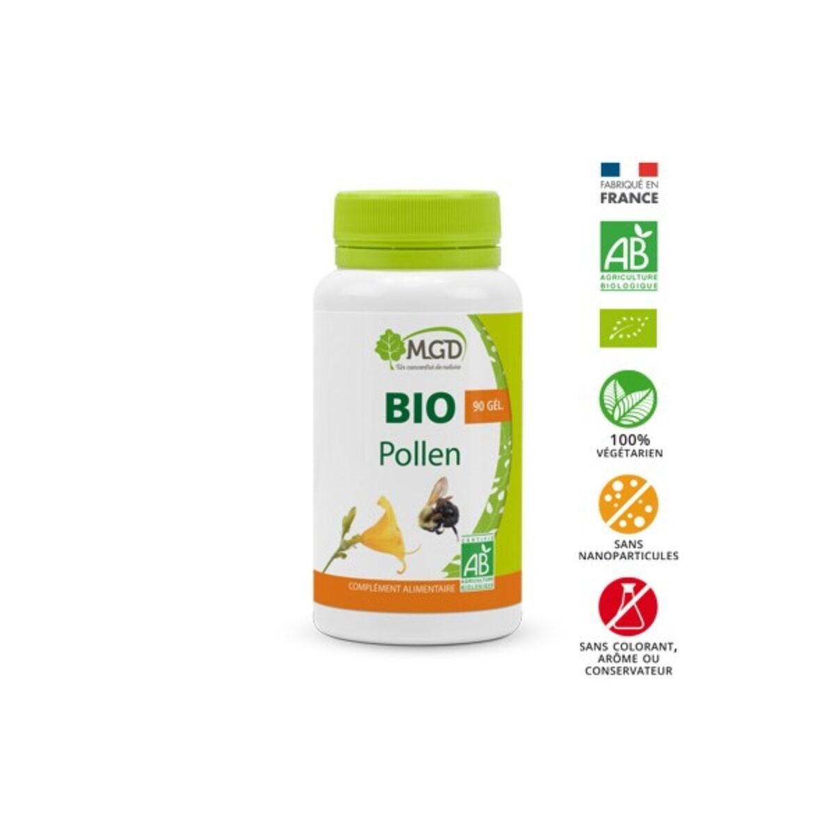 MGD BIO POLLEN 90 GELULES MGD BIO POLLEN 90 GELULES