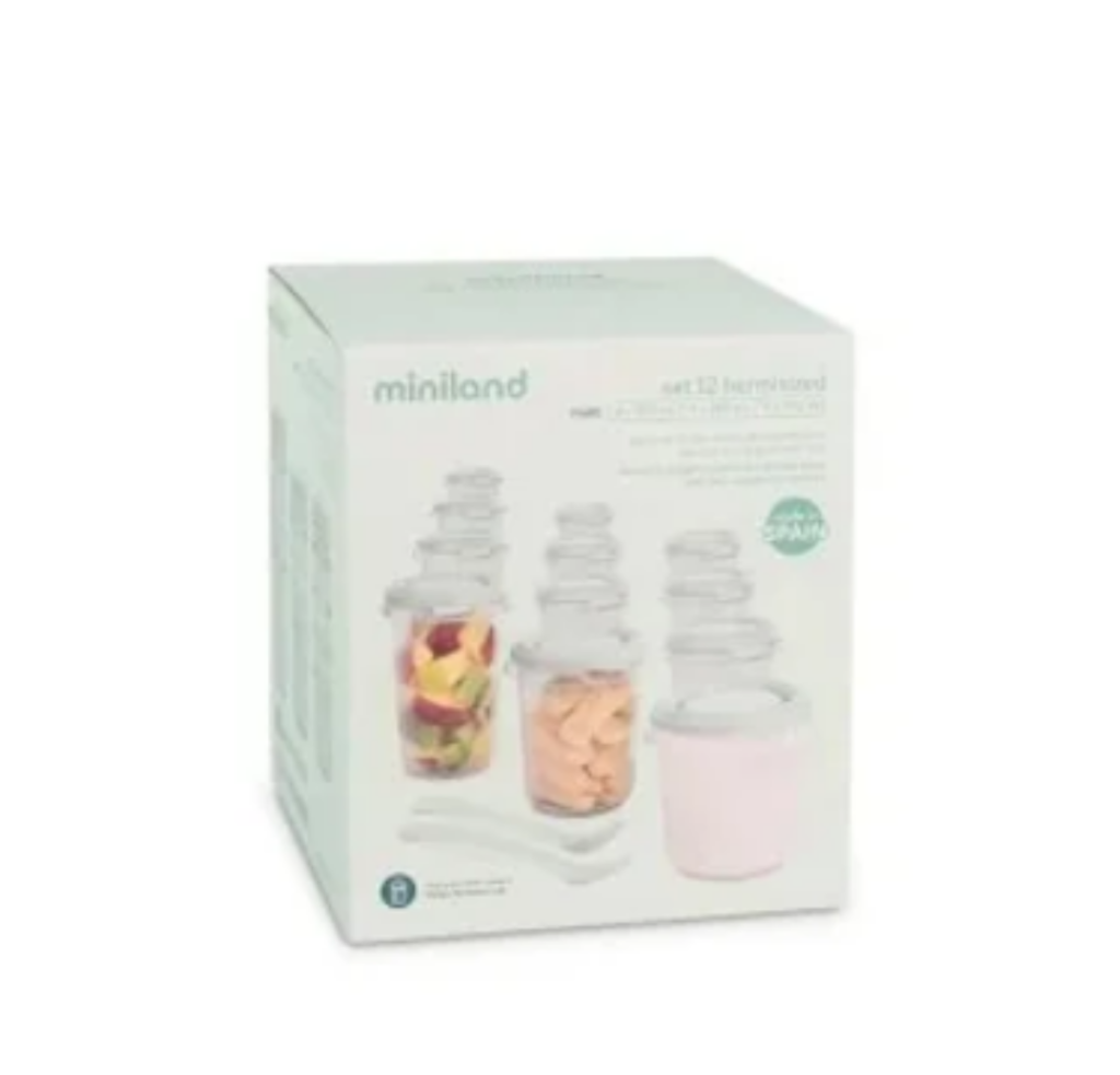 MINILAND SET 12 POTS DE CONSERVATION MINT REF 89528