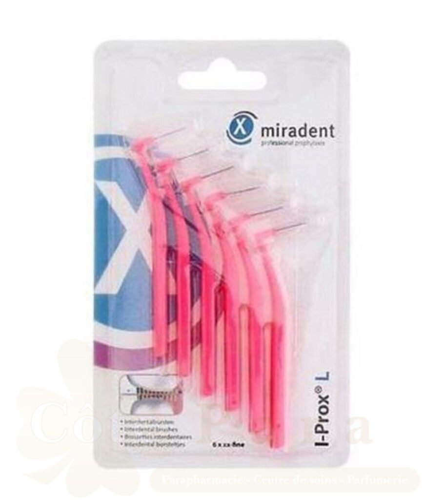 MIRADENT I PROX L BROSSETTES INTERDENTAIRES ROSE X6 REF 630210