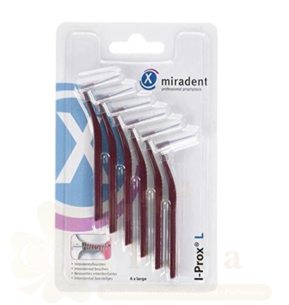 MIRADENT I PROX L CHX BROSSETTE INTERDENTAIRES BORDEAUX REF 630215 NEW