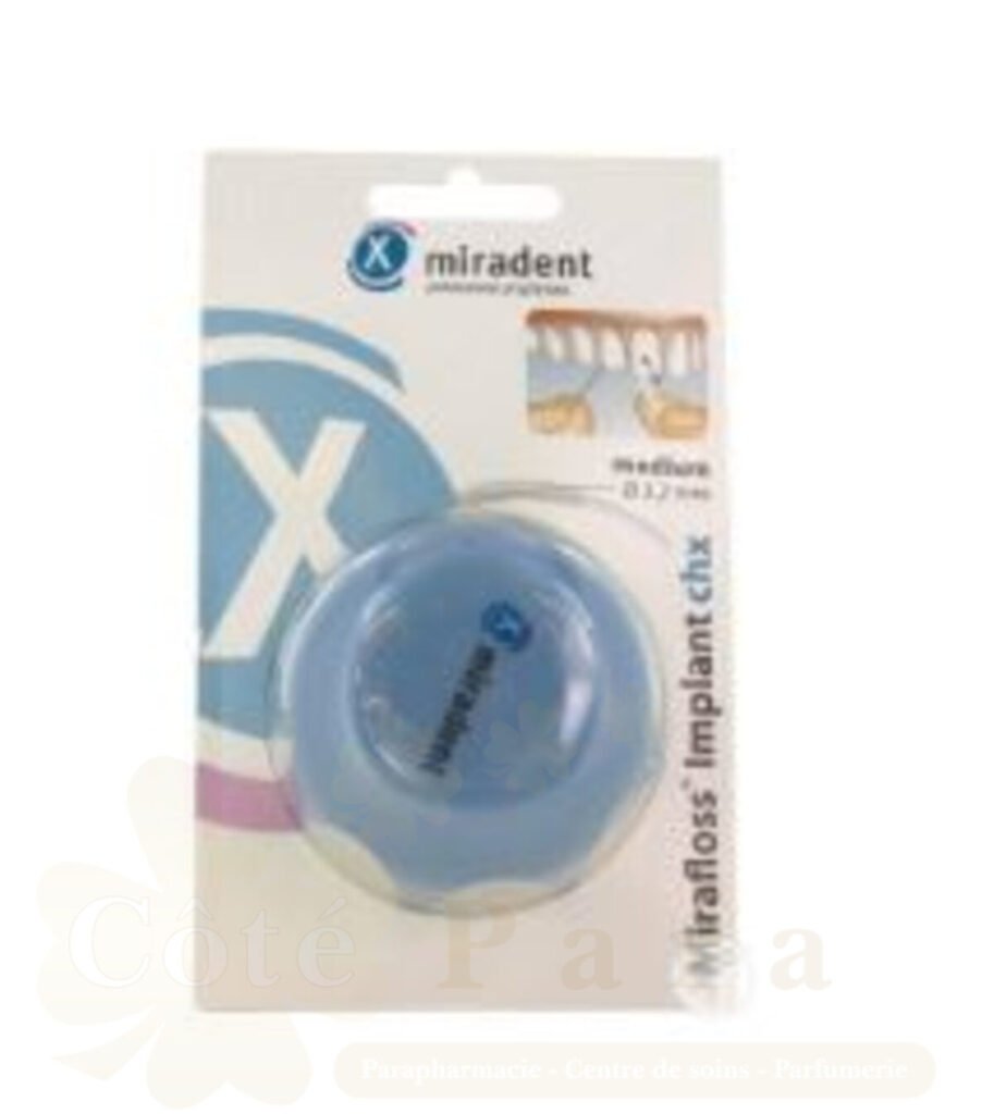 MIRADENT MIRAFLOSS IMPLANT CHX MEDIUM 630188