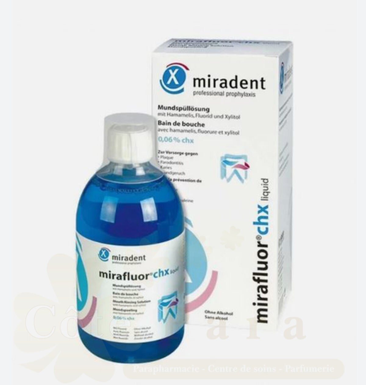 MIRADENT MIRAFLUOR 0.06% CHX BAIN DE BOUCHE 100ML MIRADENT MIRAFLUOR 0.06% CHX BAIN DE BOUCHE 100ML