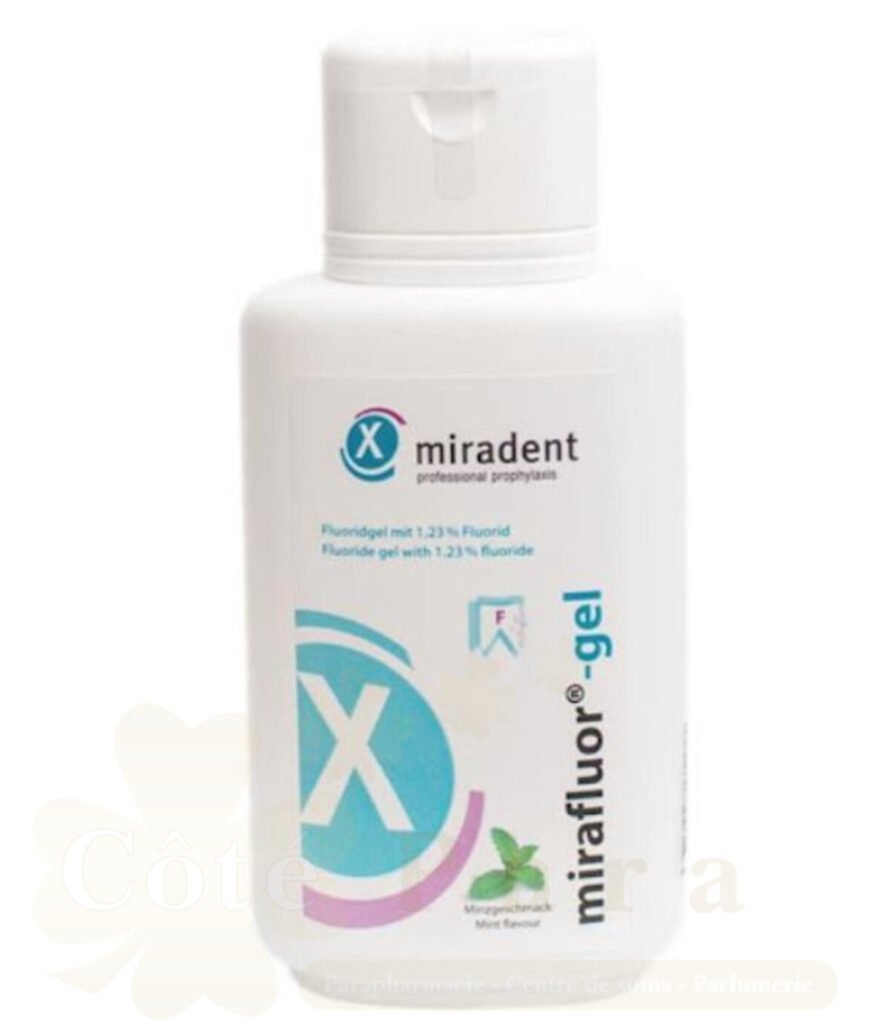 MIRADENT MIRAFLUOR GEL MENTHE 250ML