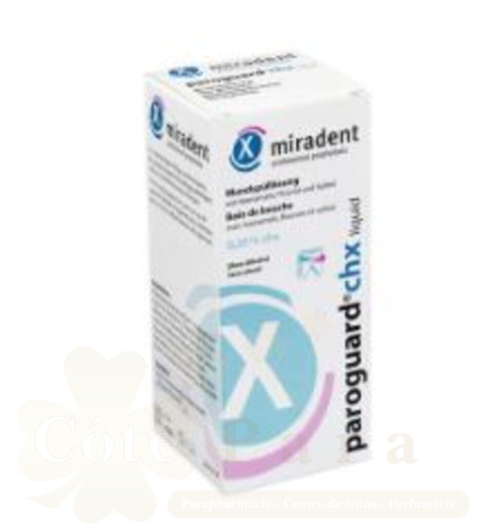 MIRADENT PAROGUARD BAIN DE BOUCHE 0.20% CHX 200ML