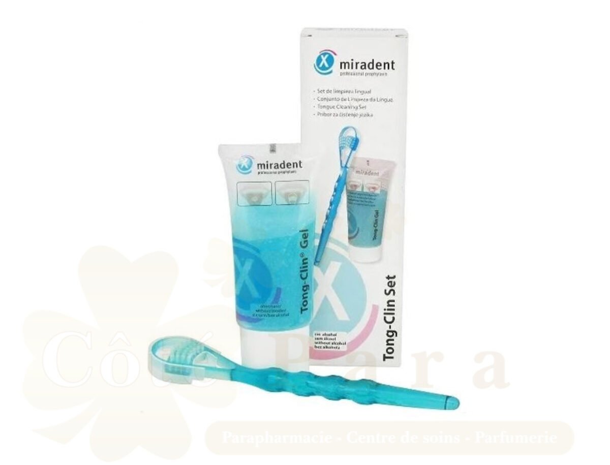 MIRADENT TONG CLIN SET(GEL+GRATTE LANGUE) HALEINE FRAICHE MIRADENT TONG CLIN SET(GEL+GRATTE LANGUE) HALEINE FRAICHE