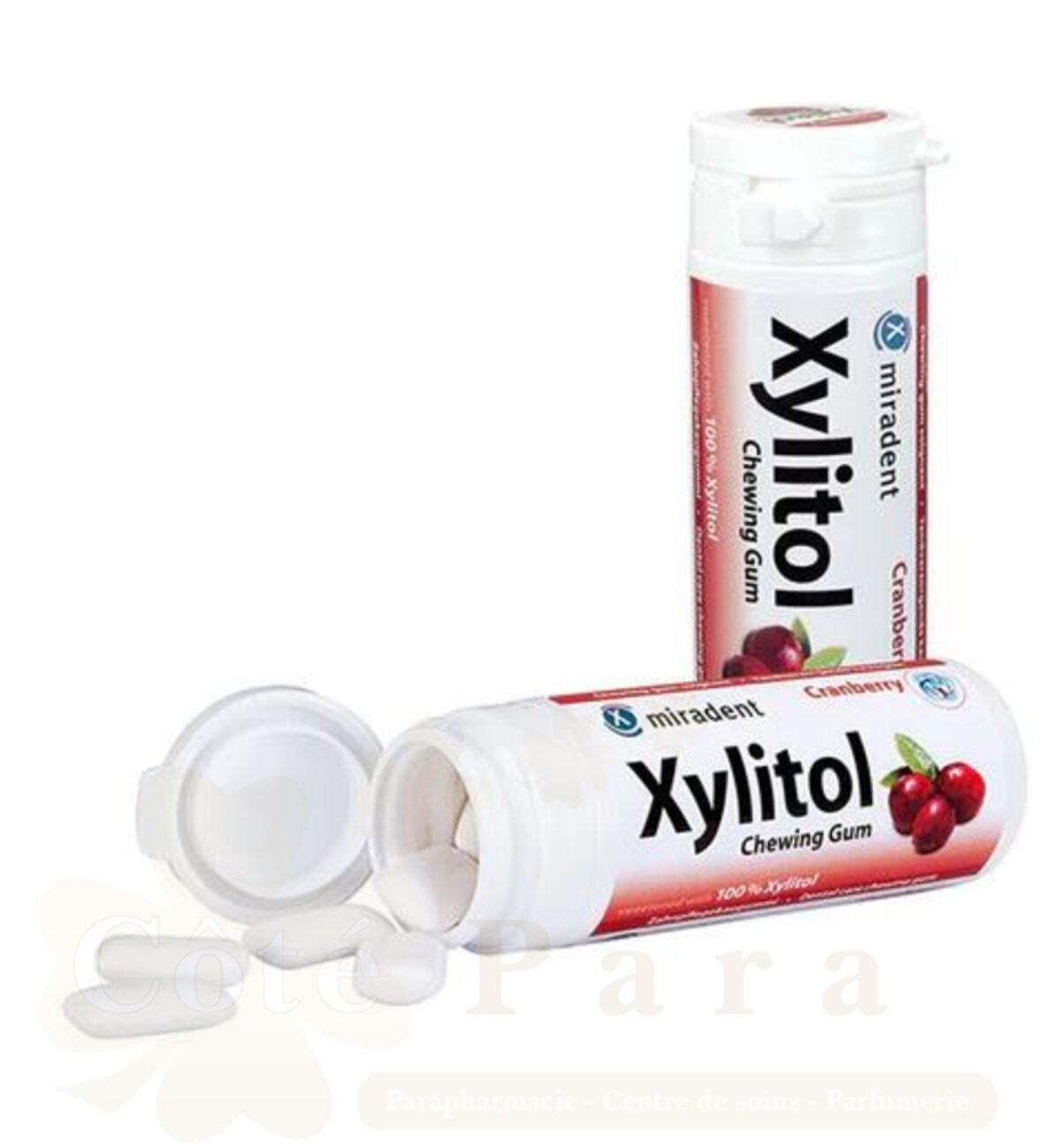 MIRADENT XYLITOL CHEWING GUM CANNEBERGE BTE 30 630090 MIRADENT XYLITOL CHEWING GUM CANNEBERGE BTE 30 630090