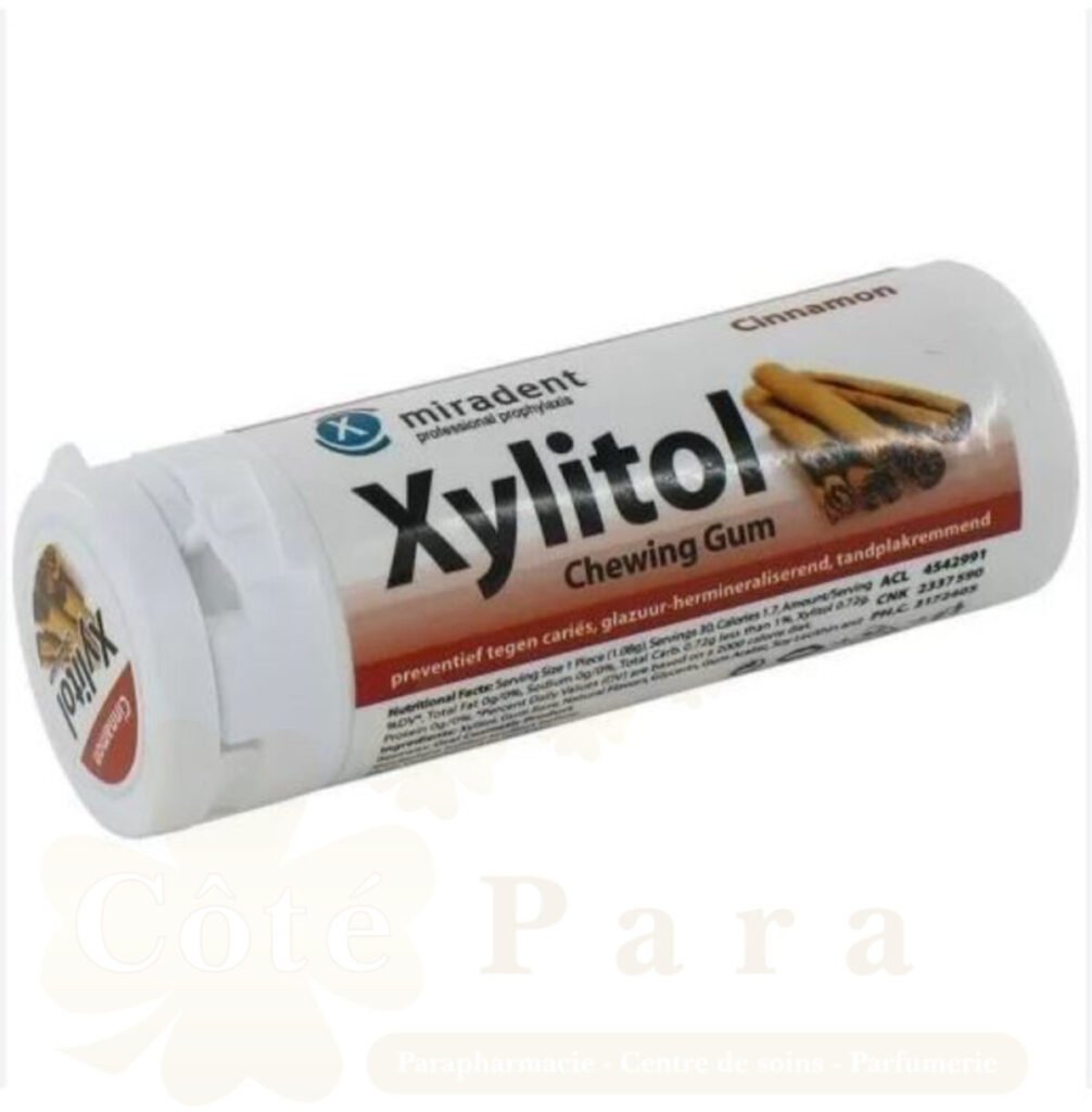 MIRADENT XYLITOL CHEWING GUM CANNELLE BTE 30 630081