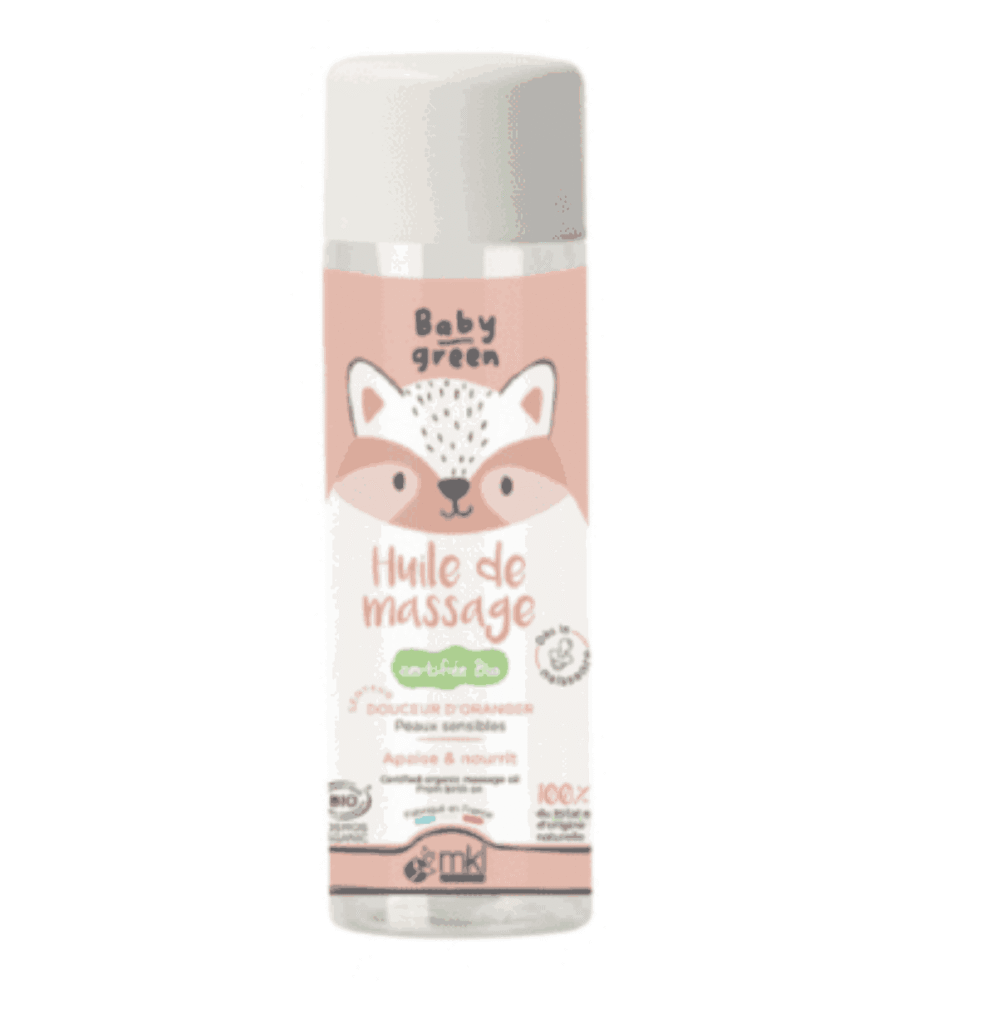 MKL BABY GREEN HUILE DE MASSAGE BIO 100ML