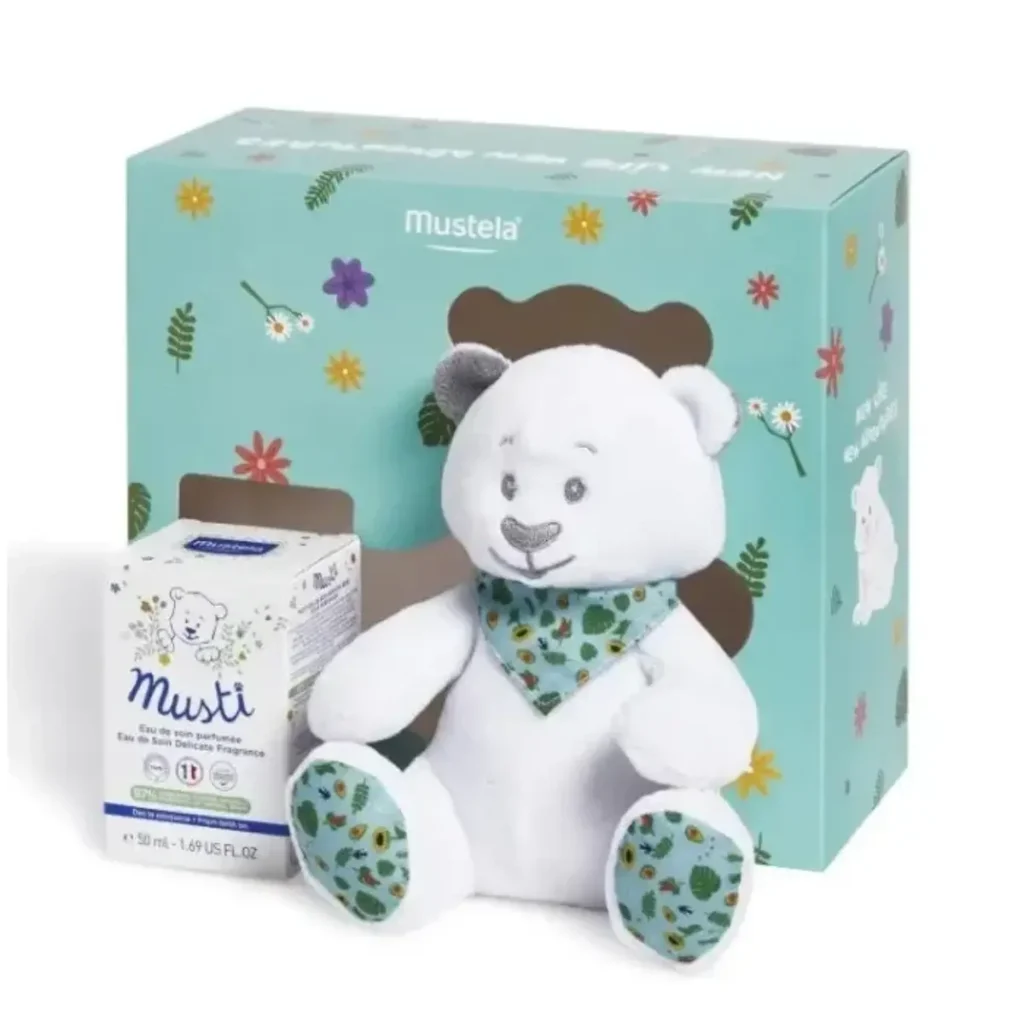 MUSTELA COFFRET MUSTI EAU DE SOIN PARFUMEE 50ML + DOUDOU OFFERT