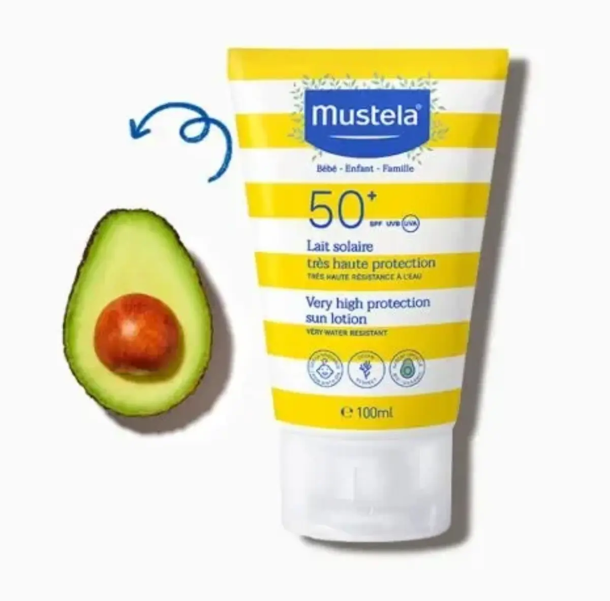 MUSTELA LAIT SOLAIRE SPF50+ 100ML MUSTELA LAIT SOLAIRE SPF50+ 100ML
