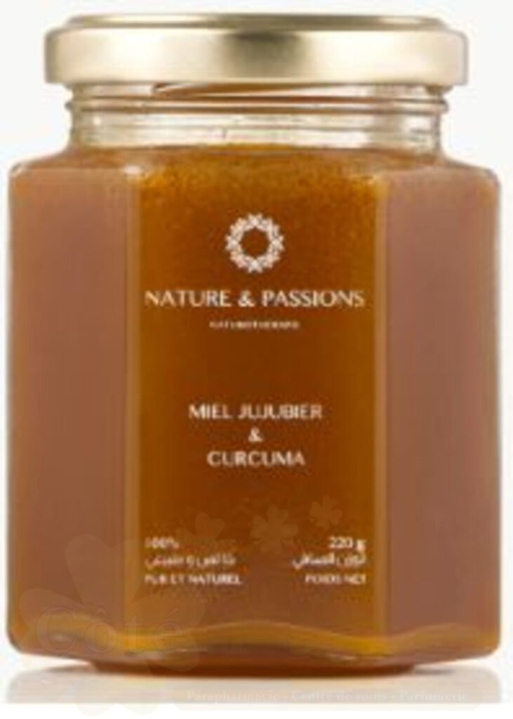 NATURE ET PASSIONS MIEL JUJUBIER&CURCUMA 220G