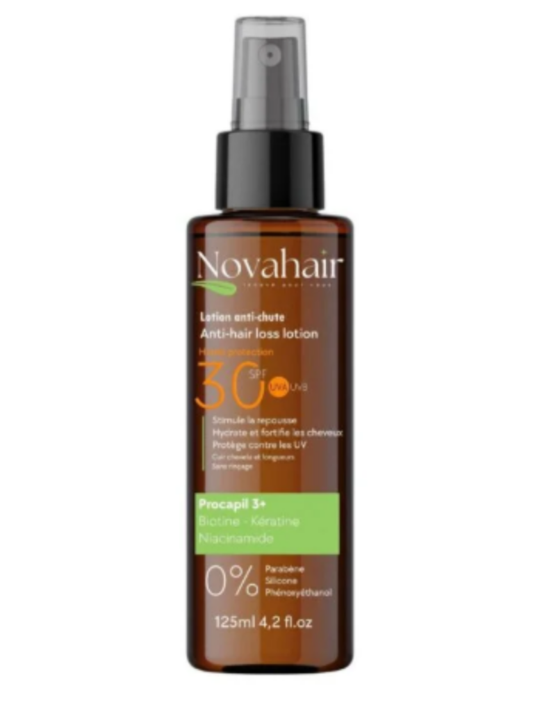 NOVAHAIR LOTION ANTI CHUTE SPF30 125ML NEW