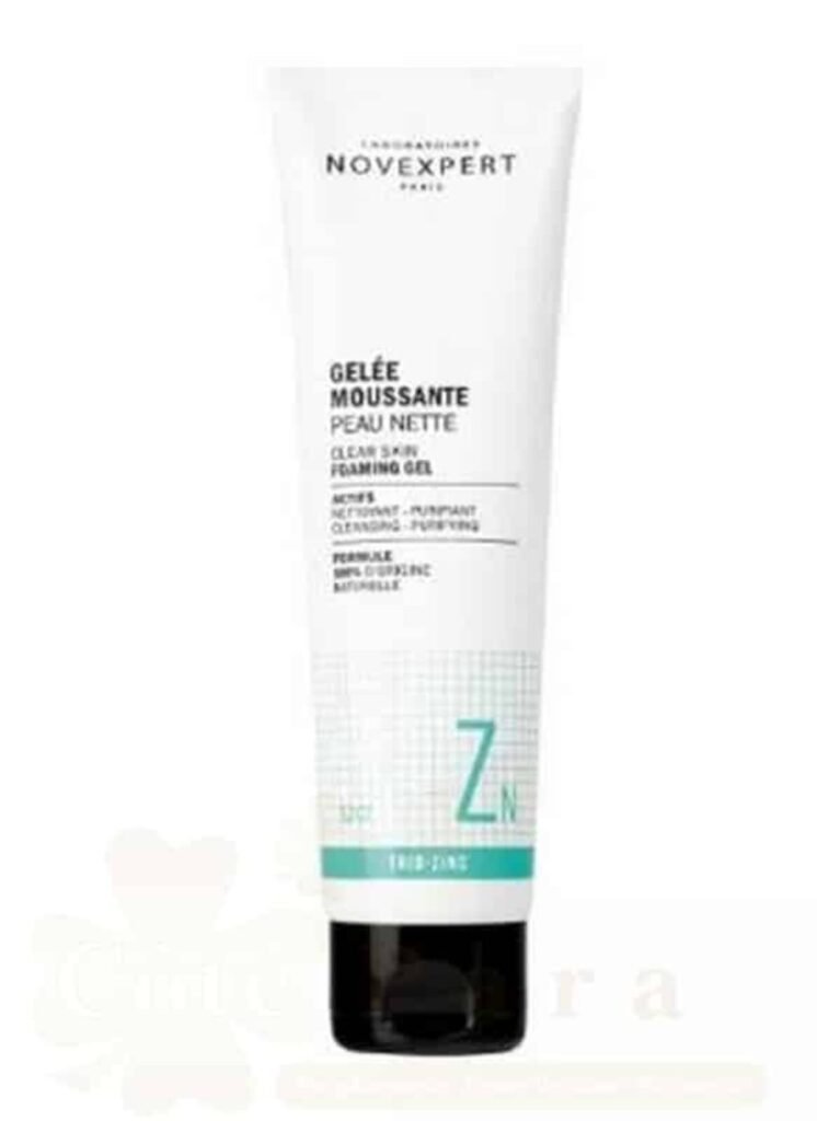 NOVEXPERT GELEE MOUSSANTE PEAU NETTE TRIO ZINC 150G new