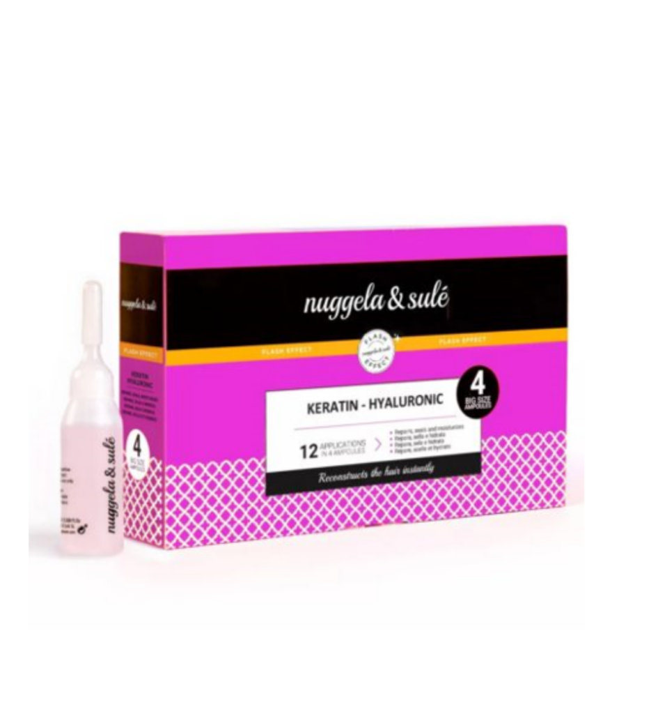 NUGGELA & SULE KERATIN HYALURONIC AMPOULES 4*10ML