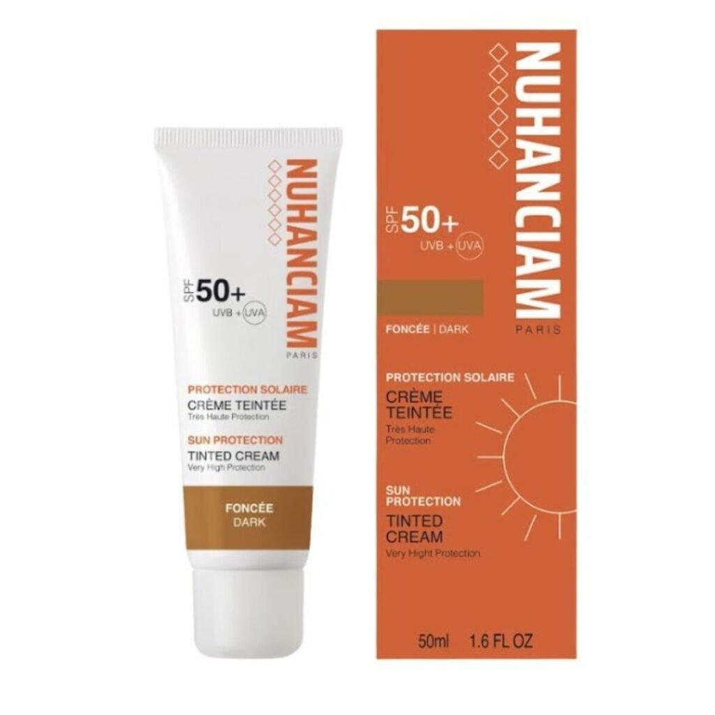 NUHANCIAM PROTECTION SOLAIRE CREME TEINTEE MEDIUM SPF50+ 50ML