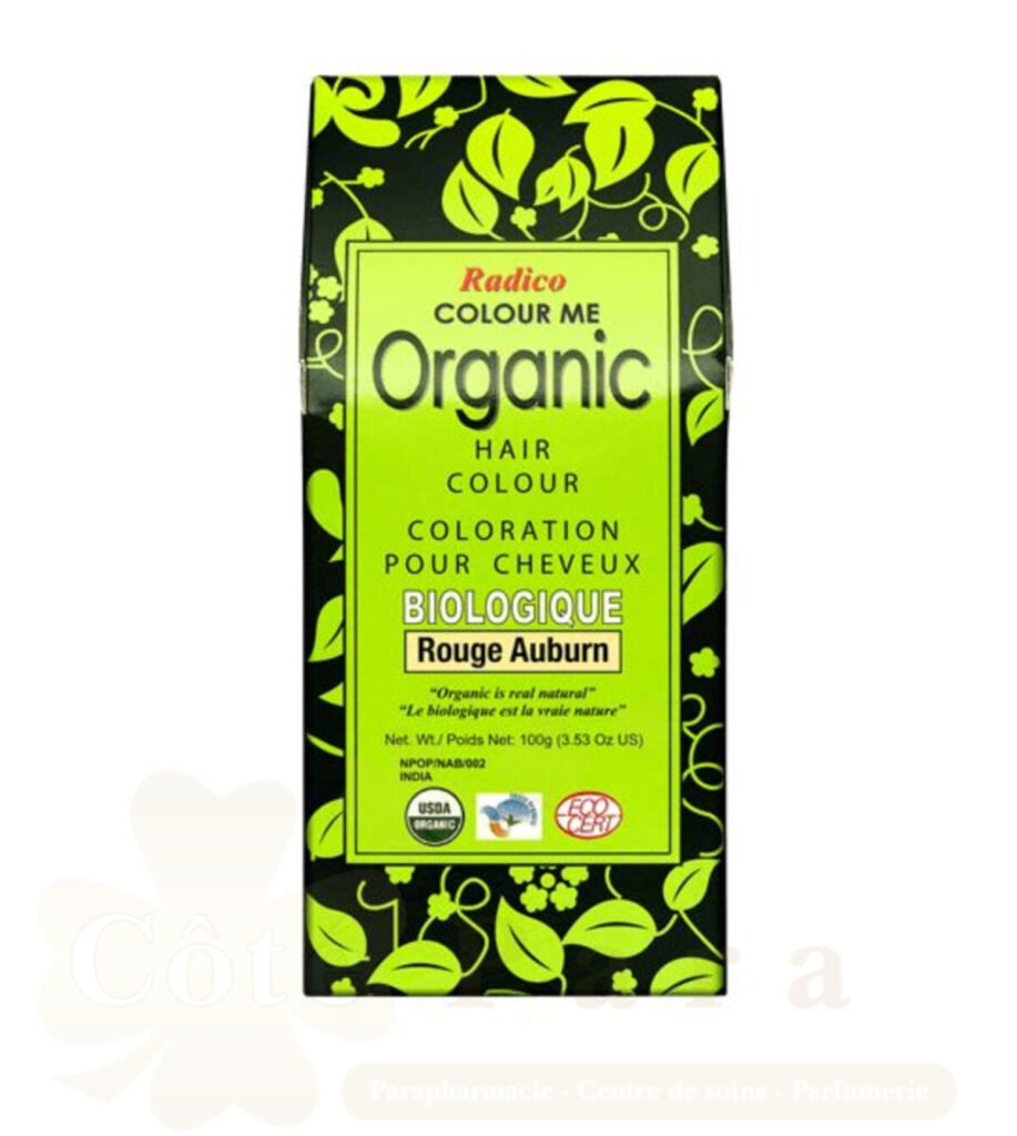 ORGANIC HAIR COLOUR AUBURN RED