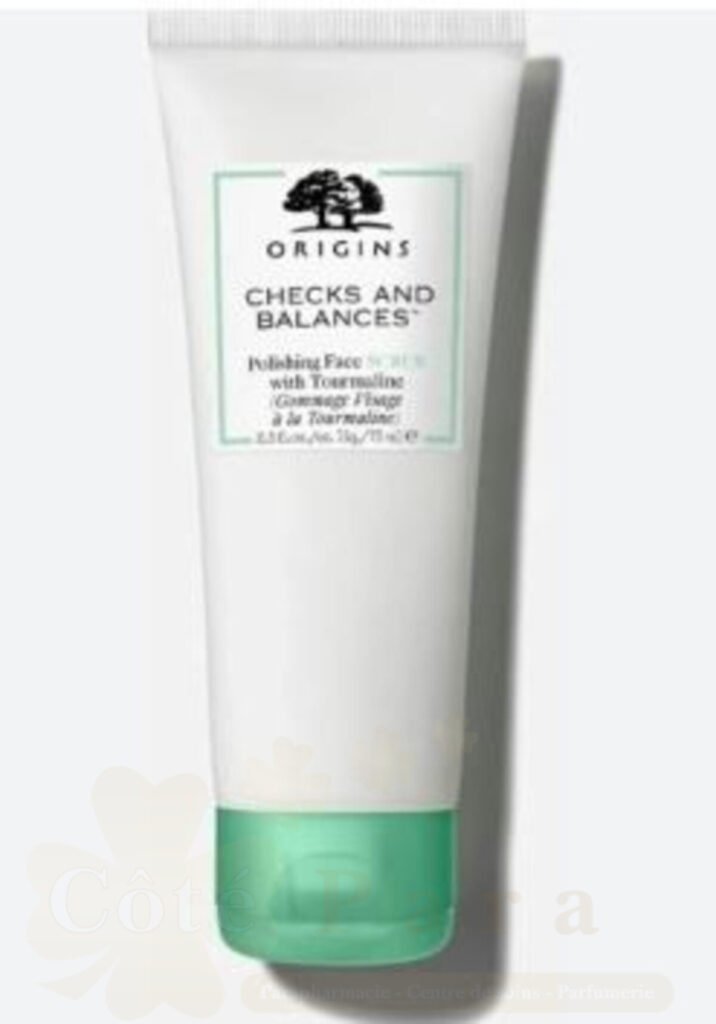 ORIGINS CHECKS AND BALANCES™ POLISHING FACE SCRUB WITH TOURMALINE 75 ML