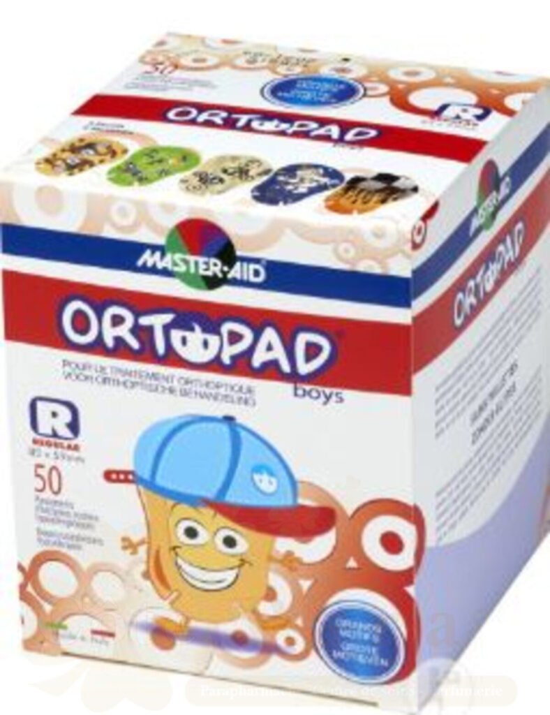 ORTOPAD BOYS MEDIUM/50 PANSEMENTS