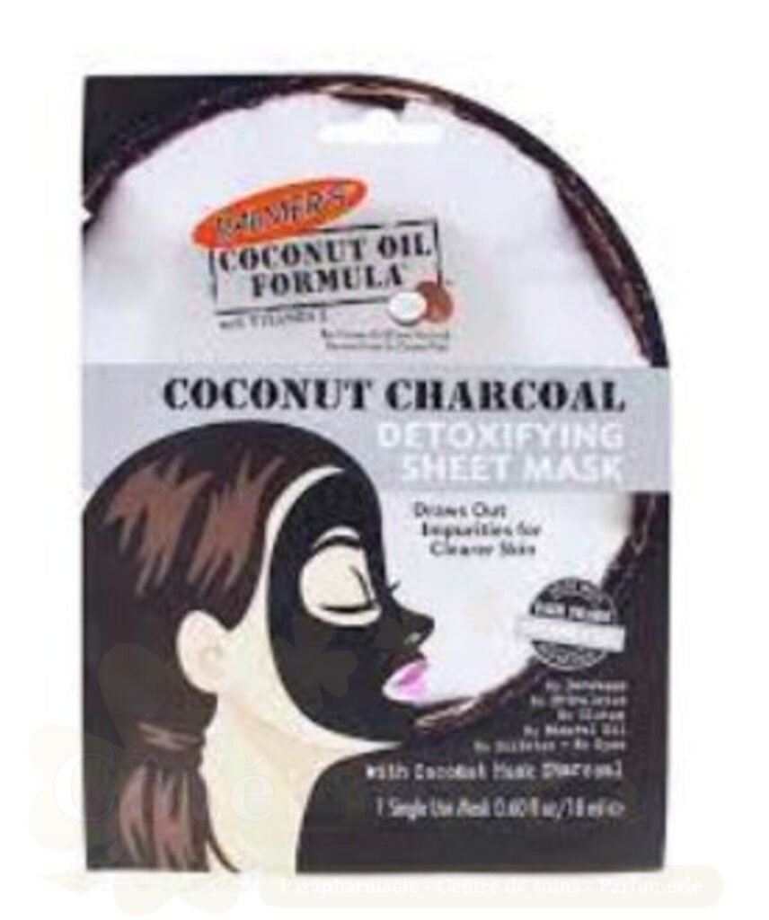 PALMER'S MASQUE HYDRATANT A L'HUILE DE COCO ET CHARBON 20ML