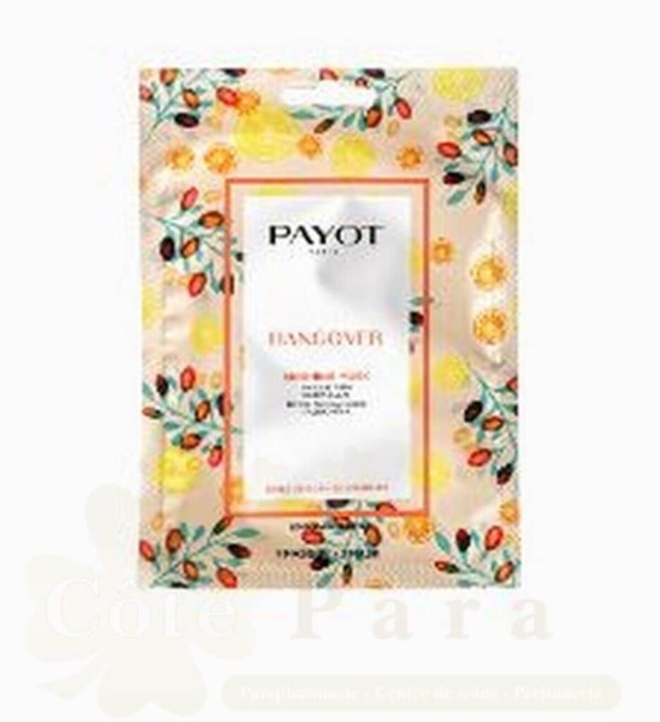 PAYOT HANGOVER MASQUE TISSU DETOX ECLAT
