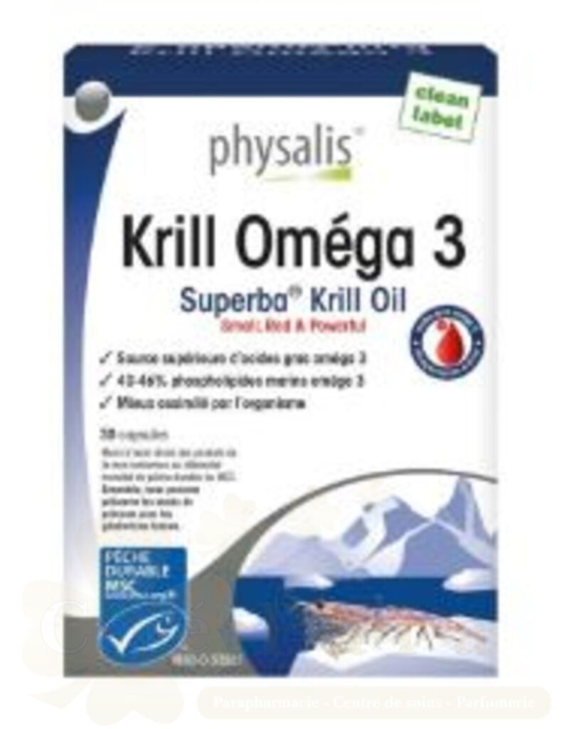 PHYSALIS KRILL OMEGA 3 30 COMPRIMES