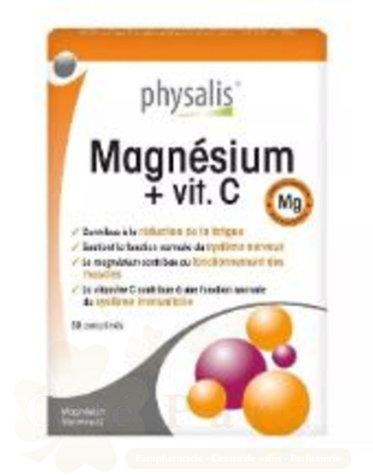 PHYSALIS MAGNESIUM BISGLYCINATE + VIT C 30 COMPRIMES PHYSALIS MAGNESIUM BISGLYCINATE + VIT C 30 COMPRIMES