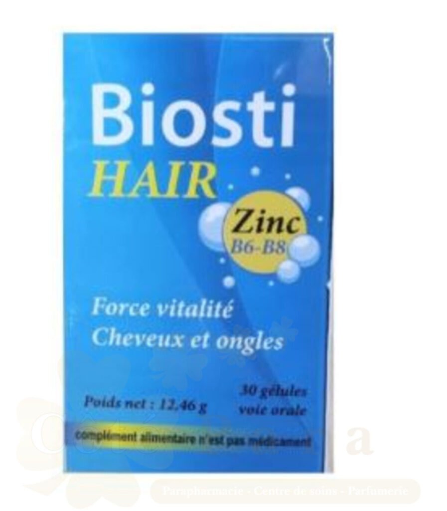 PHYTO PHARMA BIOSTI HAIR ZINC B6-B8 30 GELULES