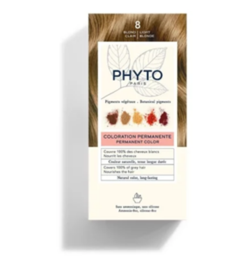 PHYTO PHYTOCOLOR COLORATION PERMANENTE 8 BLOND CLAIR