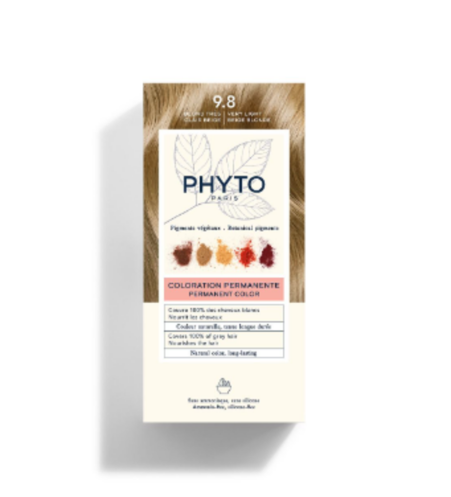 PHYTO PHYTOCOLOR COLORATION PERMANENTE 9.8 BLOND TRES CLAIR BEIGE