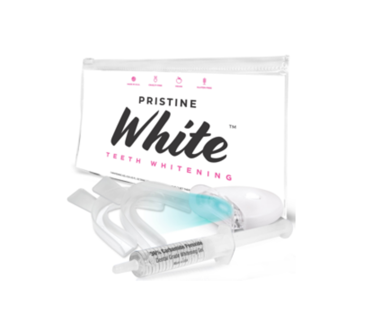 PRISTINE WHITE DELUXE TEETH WHITENING KIT LED PRISTINE WHITE DELUXE TEETH WHITENING KIT LED