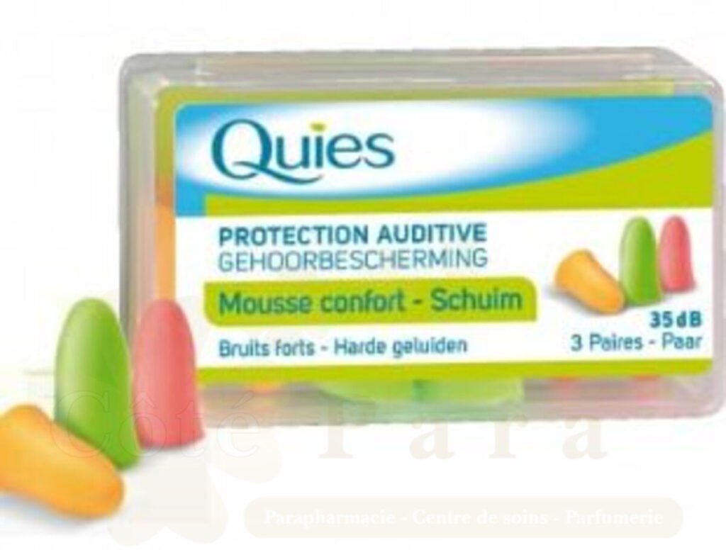 QUIES PROTECTION AUDITIVE EN MOUSSE 3PAIRES
