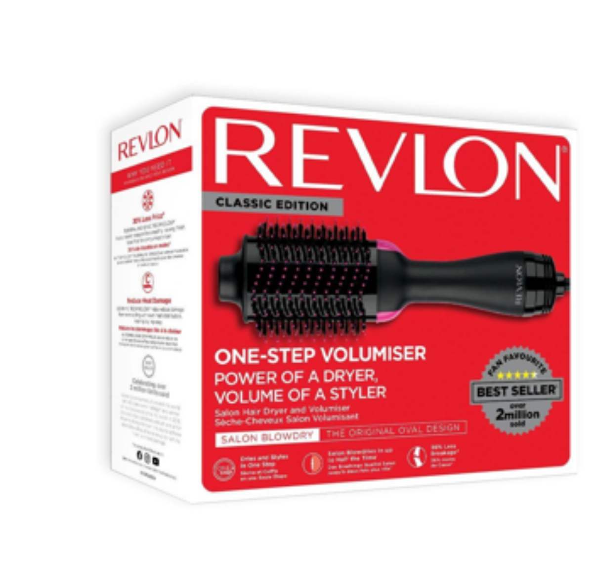 REVLON ONE STEP HAIR DRYER AND VOLUMISER RVDR5222E4 REVLON ONE STEP HAIR DRYER AND VOLUMISER RVDR5222E4