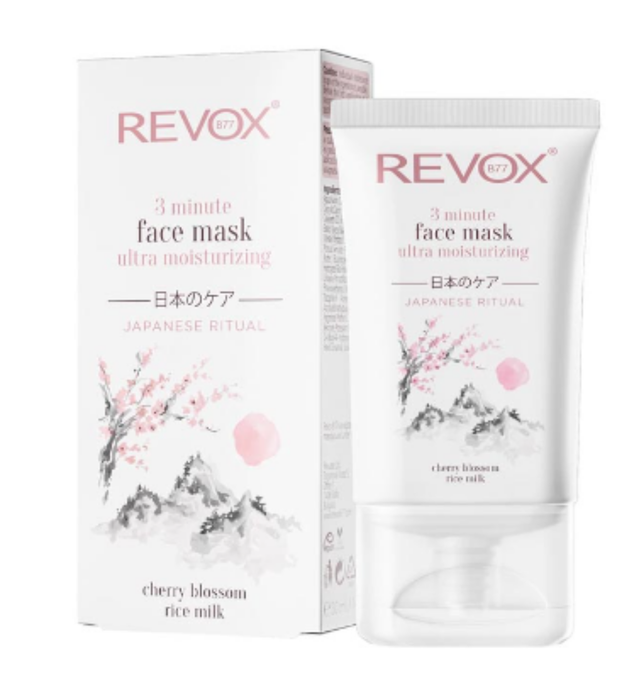 REVOX B77 JAPANESE RITUAL 3 MINUTE ULTRA MOISTURIZING FACE MASK, 30 ml REVOX B77 JAPANESE RITUAL 3 MINUTE ULTRA MOISTURIZING FACE MASK, 30 ml