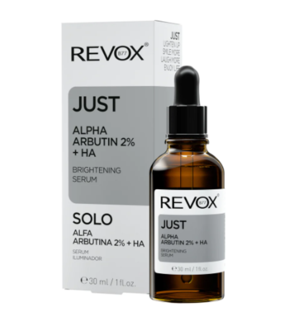 REVOX B77 JUST ALPHA ARBUTIN 2% + HA BRIGHTENING SERUM, 30ml