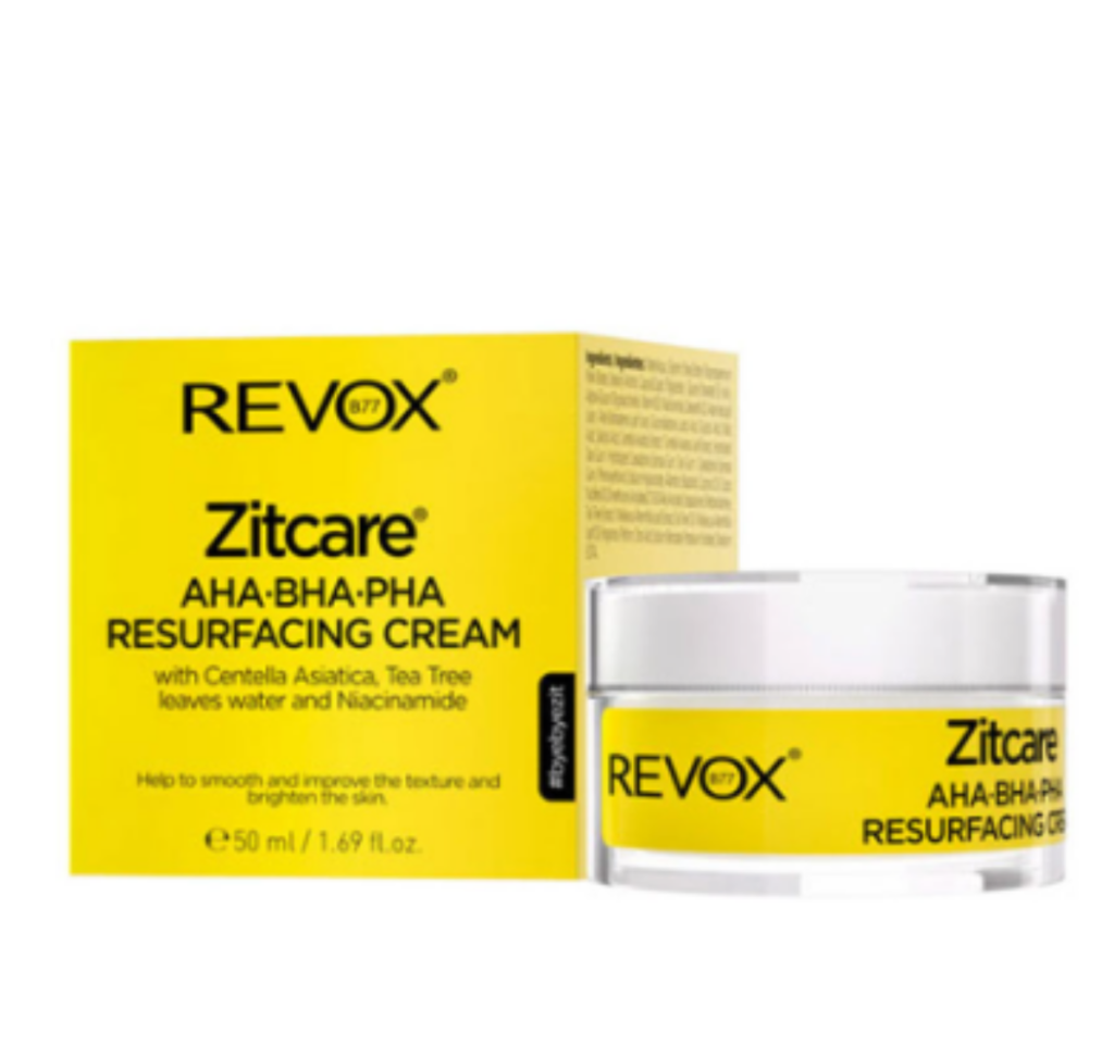 REVOX B77 ZITCARE AHA.BHA.PHA. RESURFACING CREAM, 50ml
