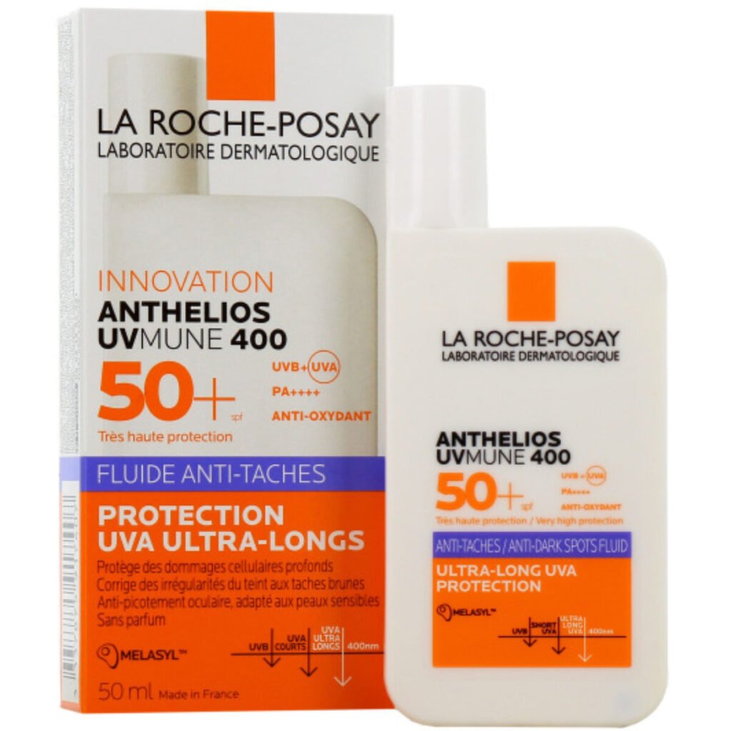 ROCHE POSAY ANTHELIOS UVMUNE 400 FLUIDE SOLAIRE ANTI TACHES SPF50+ 50ML