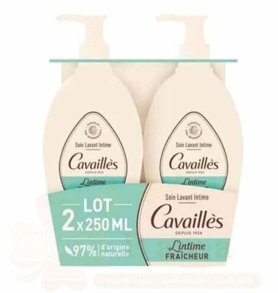 ROGE CAVAILLES SOIN TOILETTE INTIME GEL FRAICHEUR USAGE QUOTIDIEN 250ml LOT DE 2