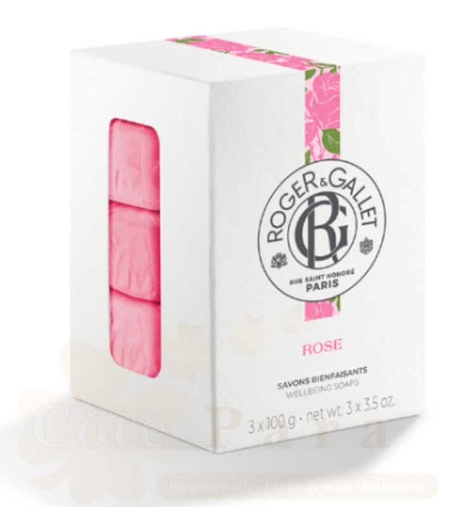 ROGER & GALLET ROSE SAVON BOITE 3*100G REF471