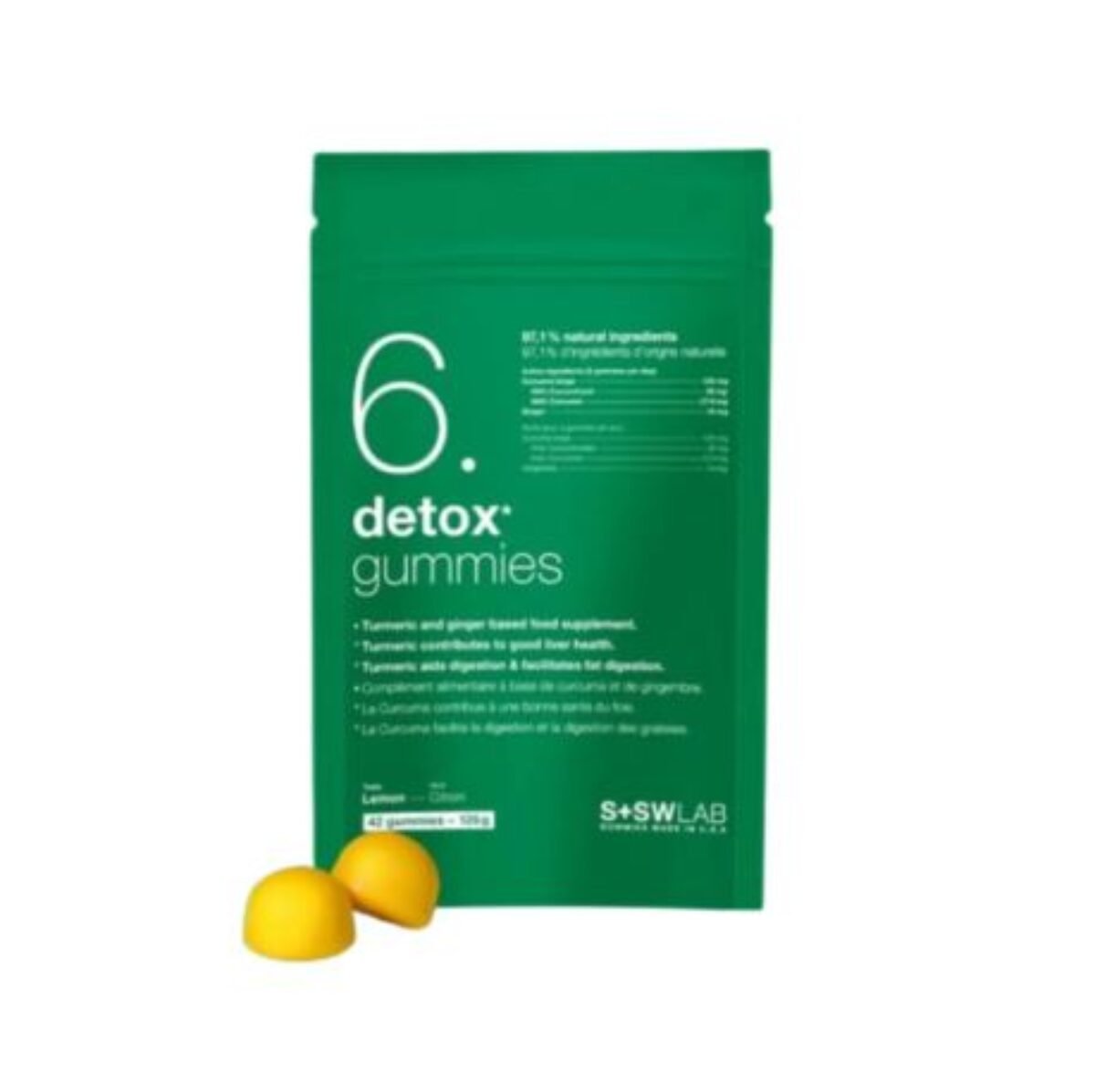 S+SWLAB DETOX 42 GUMMIES GOUT CITRON S+SWLAB DETOX 42 GUMMIES GOUT CITRON